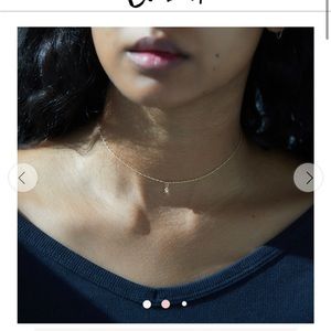 Catbird Tiniest Alphabet Charm J, 14K yellow gold